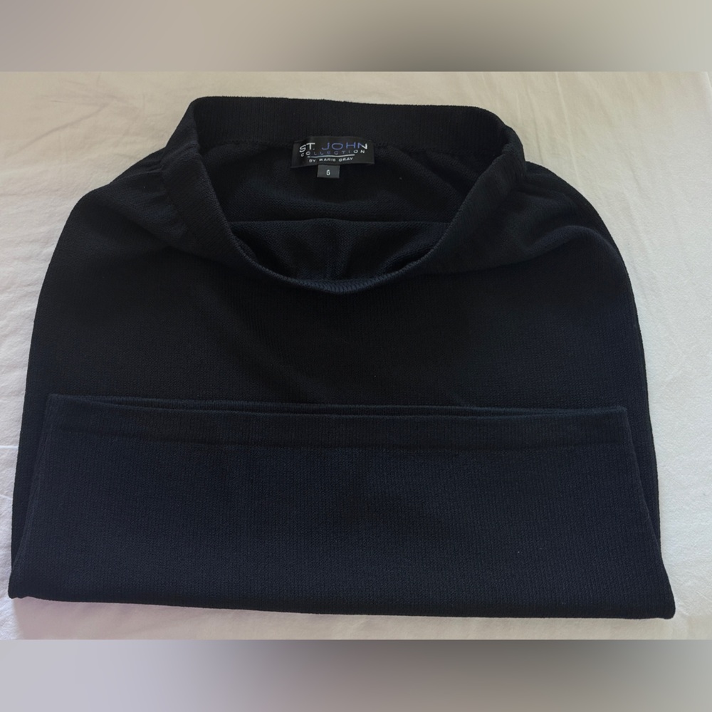 St. John black skirt new without tags